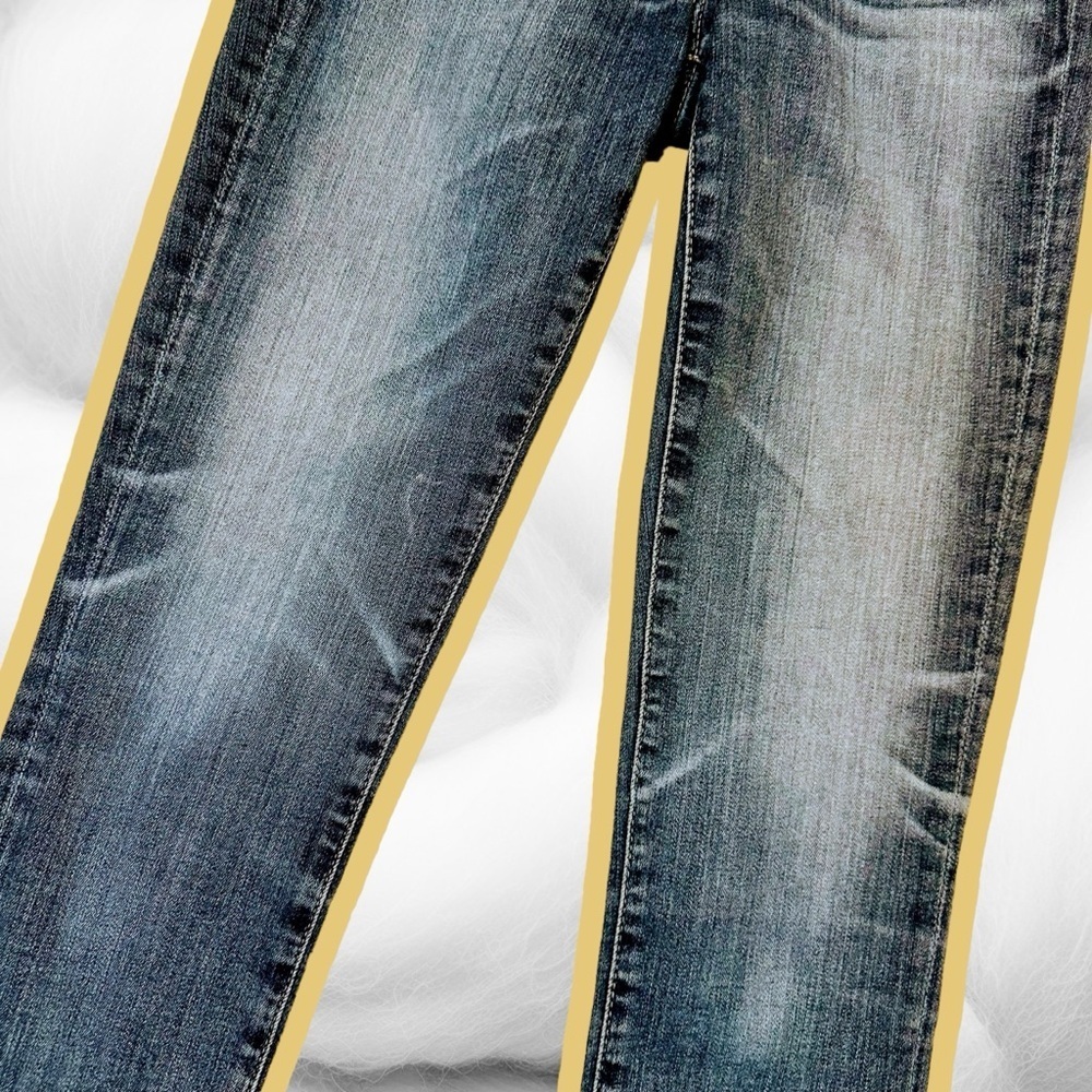 AG Adriano Goldschmied Medium Wash ‘Mari’ High-Rise Straight Leg Jeans Size 26R - Picture 14 of 16